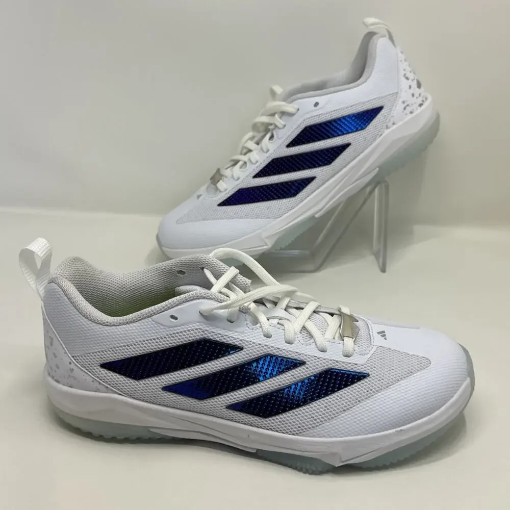 Adidas Adizero Impact TF 2.0 Baseball Turf Shoes JQ2093 White Men's Size 8 New